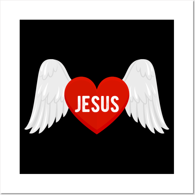 I Love Jesus Wall Art by Eric Okore